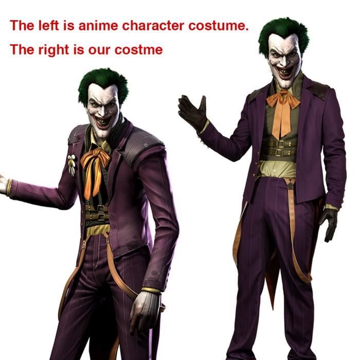 Cosplayfly Deguisement Injustice Gods Among Us Joker Injustice Les Dieux Sont Parmi Nous Halloween Cosplay Costume Complet Achat Vente Deguisement Panoplie Cdiscount