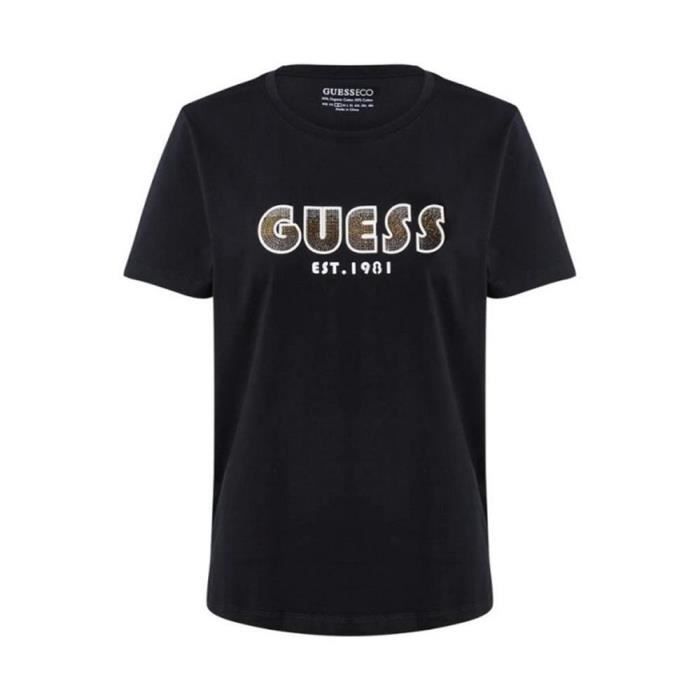 T SHIRT DE SPORT GUESS T SHIRT GUESS. NERO Nero Nero Cdiscount Sport