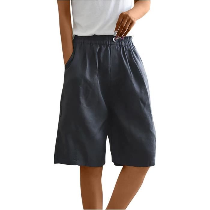 Short genoux femme store