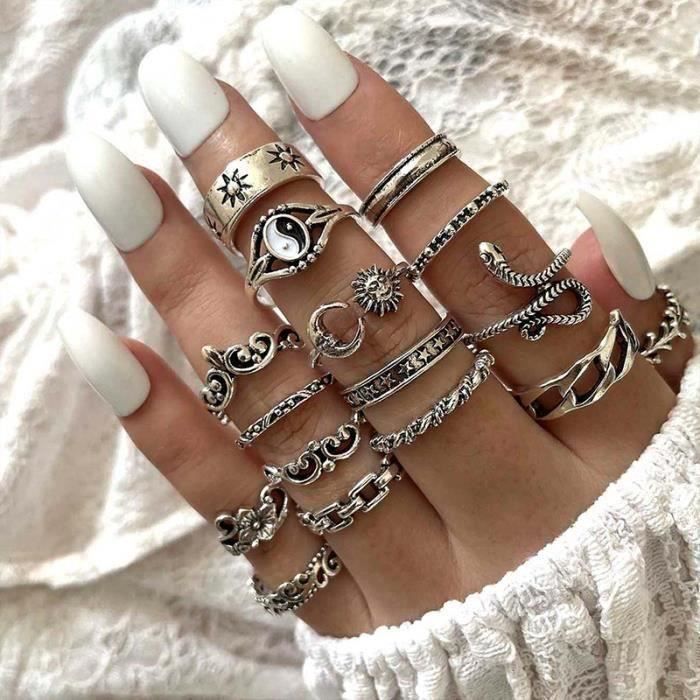 Lot bague argent on sale