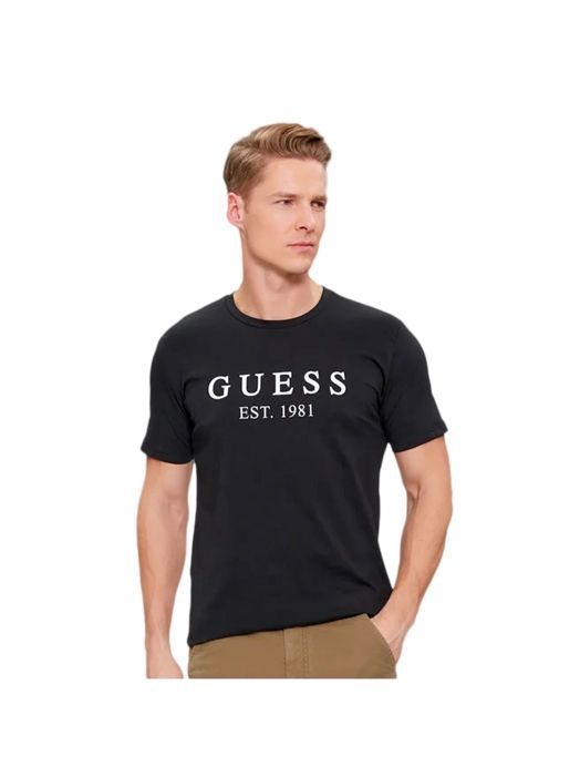 T-shirt homme Guess noir U4RI22K6YW0-JBLK - L