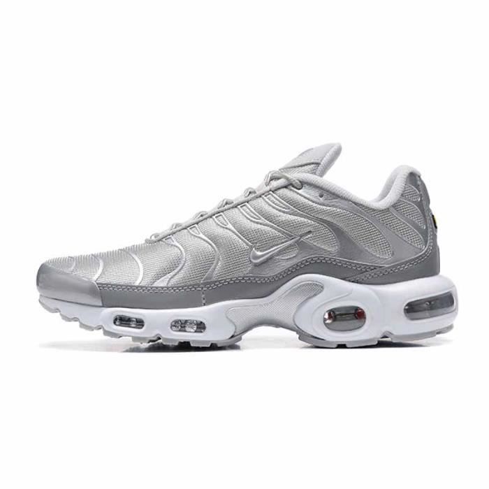 Chaussures Homme Nike tn Plus Argent Synth tique Lacets