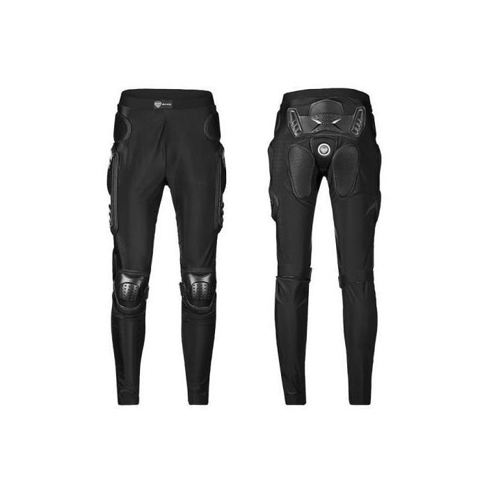 Homme Pantalon Protectrice Équipement Pantalon de Protection pour VTT DH BMX Cyclisme Snowboard Moto