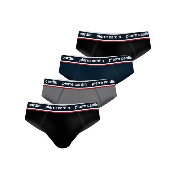 Lot de 4 slips homme en coton Uni French