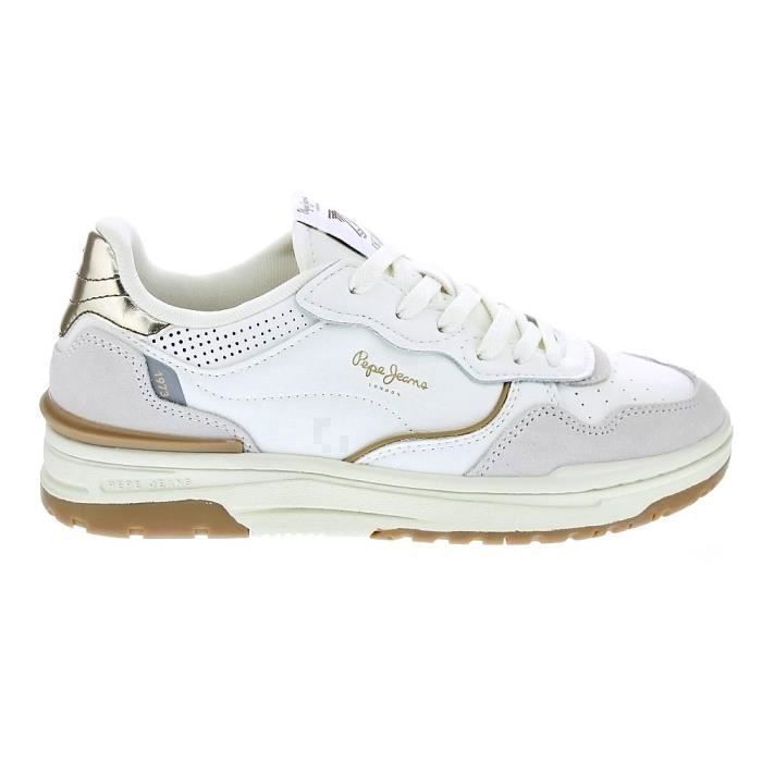 Pepe Jeans Zapatillas bajas Pepe Jeans Chester Life - Femme - Blanc - Lacets