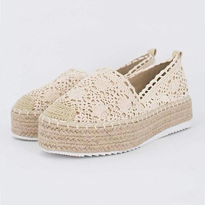 Espadrilles compensées plateforme discount