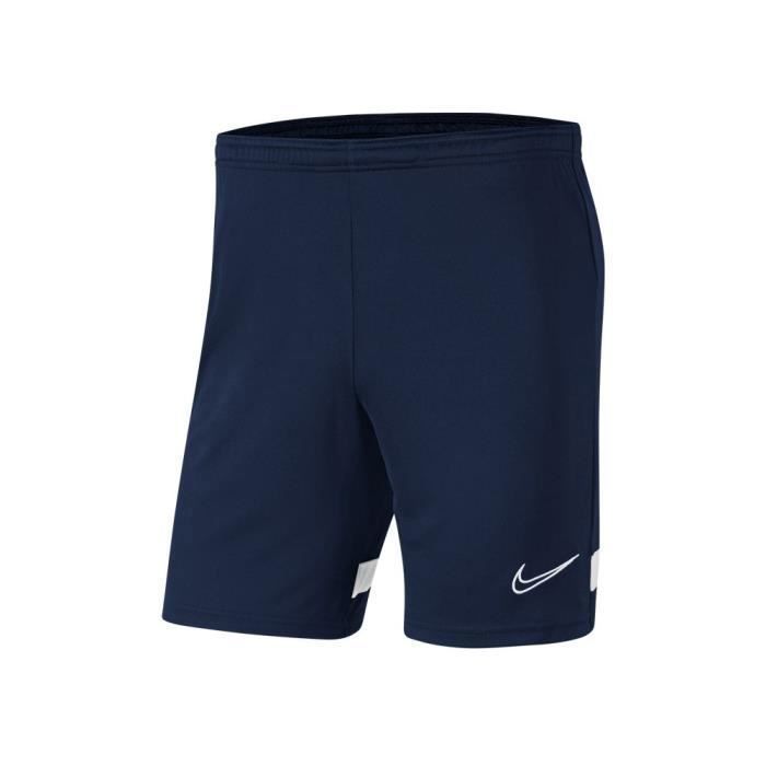 Short Nike Dry Academy 21 Bleu marine Homme Adulte Nike Polyester Regular Cdiscount Sport