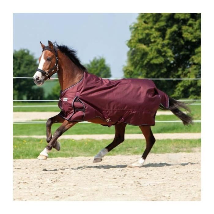 Fleece for horse Kavalkade Alaska IV – burgundy/burgundy – 155 cm