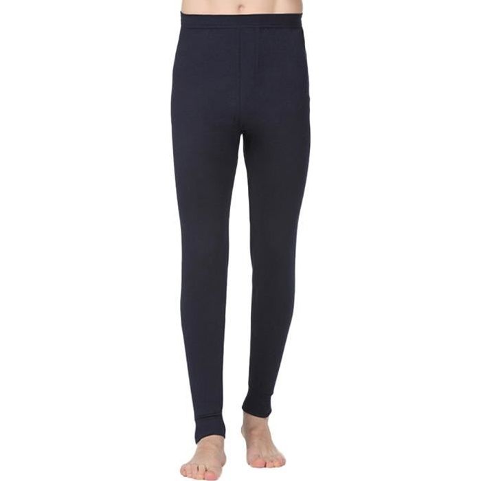 Leggings homme pantalon long sous-vêtement respirant confort léger M-XL