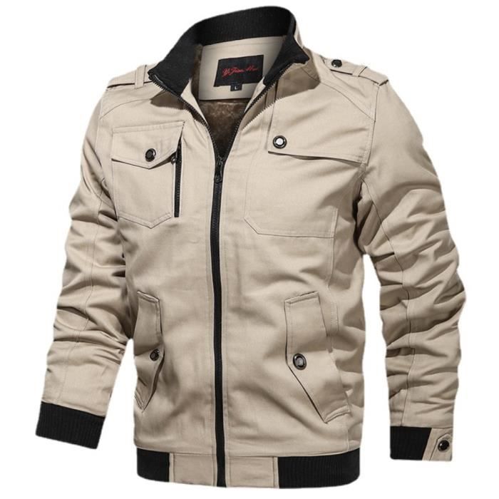 Veste aviateur deals kaki