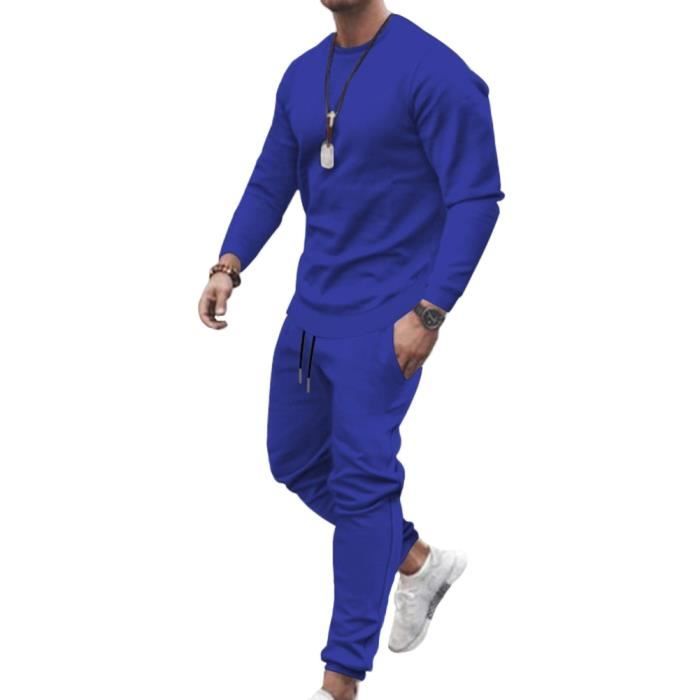 Survêtement Complet Adidas 3 Pièces Bleu Marine - Veste Avec Pantalon Et Pull Original Md00654 5752