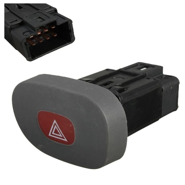 BOUTON INTERRUPTEUR WARNING CLIO 2 phase 1 référence 7700421820 VENDEUR PRO