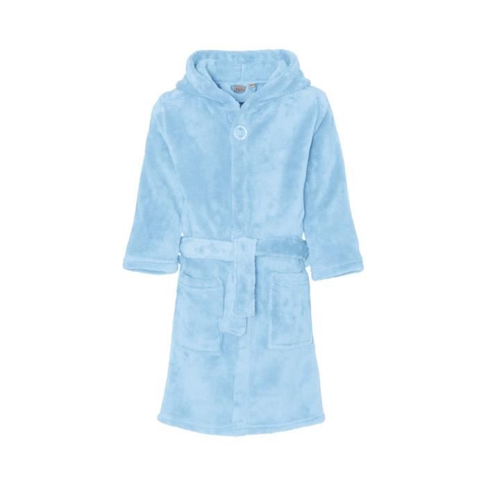 Playshoes peignoir de bain junior polyester bleu clair Cdiscount