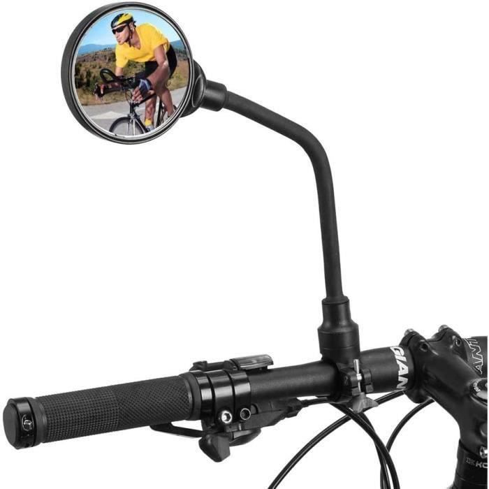 Lot De 4 Rétroviseurs Vélo Et Moto – Rotation 360°, Grand Angle 8 Cm, Pour Guidon 15-35 Mm