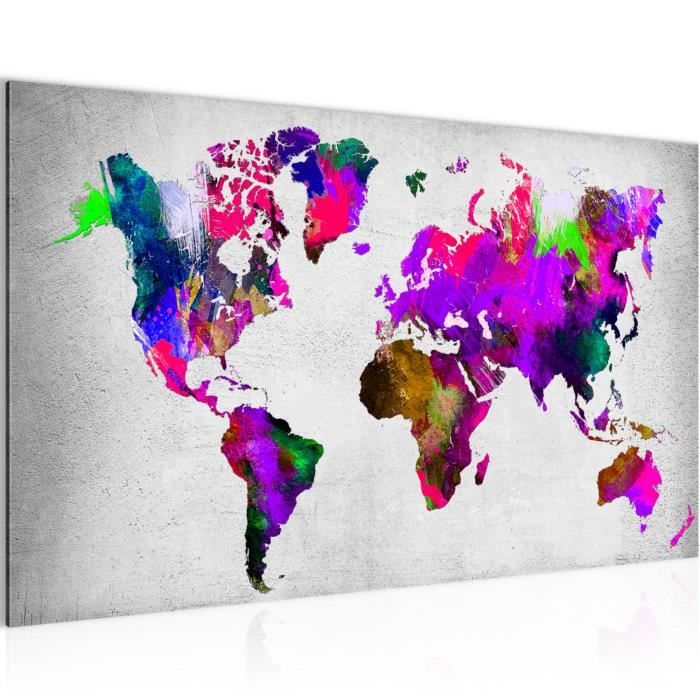 Runa art Tableau Décoration Murale Graffiti Football 90x30 cm - 3