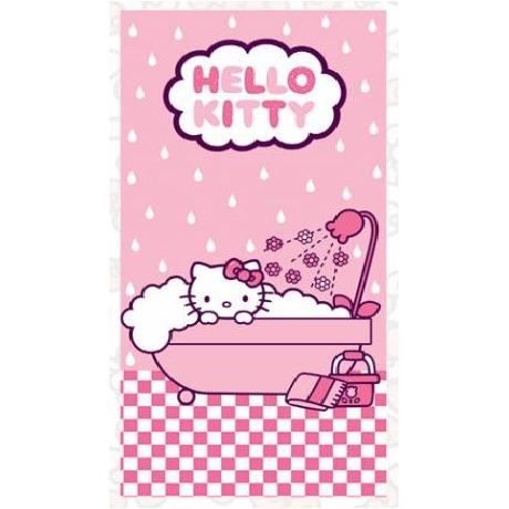 Drap de Plage Hello Kitty 140cm x 70 cm