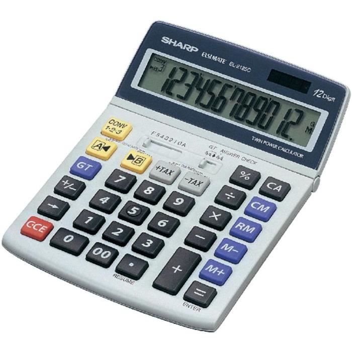 Calculatrice de table Sharp EL-2125 C