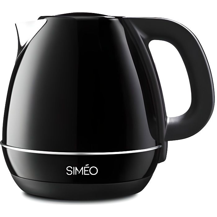 Bouilloire à température variable SIMEO - 1.2L - 2200W - Inox - Noir