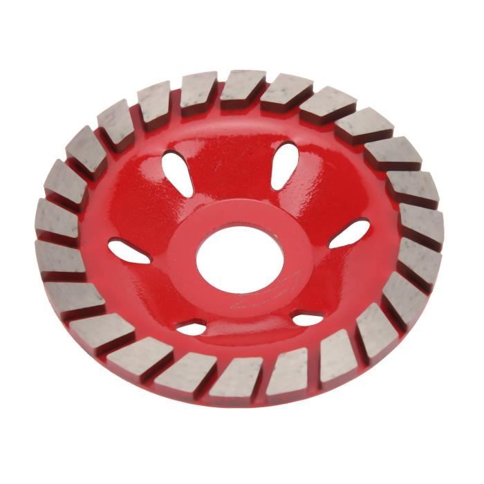 Disque Diamant Turbo 100mm (4") Pour Meuleuse - Meulage Béton, Brique, Pierre - Qualité Professionnelle FACHLICH