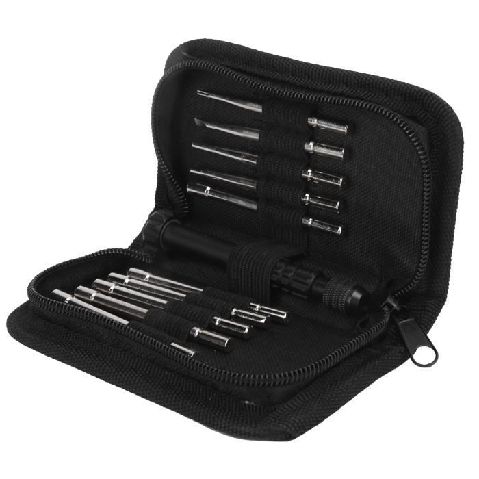 Kit De 14 Outils Pour Réglage Carburateur - Compatible Tronçonneuse, Débroussailleuse, Petits Moteurs 2 Temps - En Acier Inoxydable