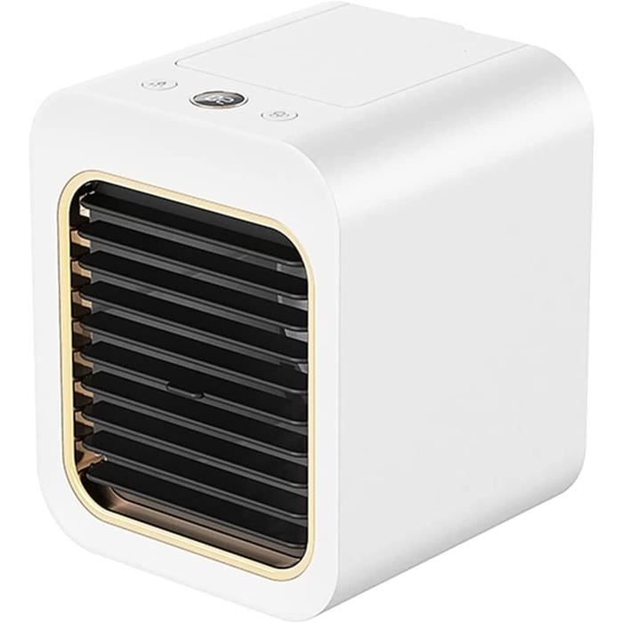 Mini Climatiseur Mobile, VAZILLIO 3-en-1 Refroidisseur d'Air - Humidificateur d'Air - Ventilateur de Climatisation Portable Silencieux, 3 Vitesse, Chargement USB pour Bureau, Maison - Noir Mini Climatiseur Mobile, VAZILLIO 3-en-1 Refroidisseur d'Air - Humidificateur d'Air - Ventilateur de Climatisation Portable Silencieux, 3 Vitesse, Chargement USB pour Bureau, Maison - Noir