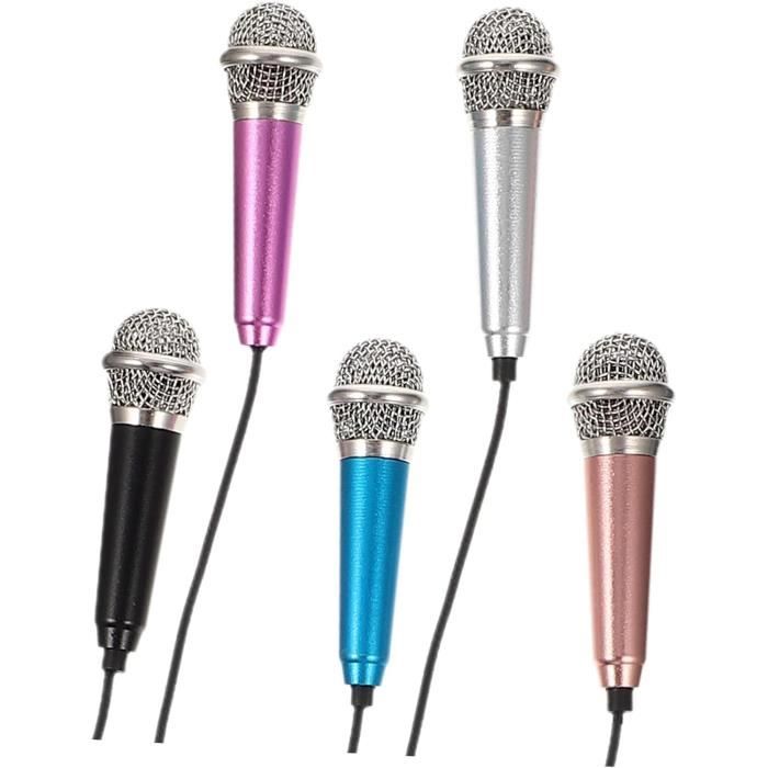 Petit Micro 5 Pièces Mini Microphone Stéréo Microphone Casque Pour Ordinateur ...