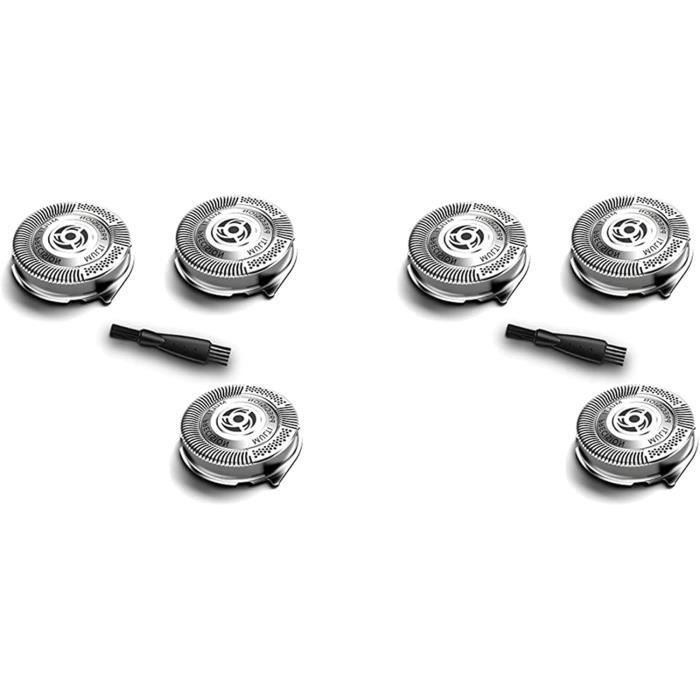 Tête De Rasoir Lavable De Rechange Pour Philips S5000, S5370 - Couleur Noir/Argent - Générique Neuf