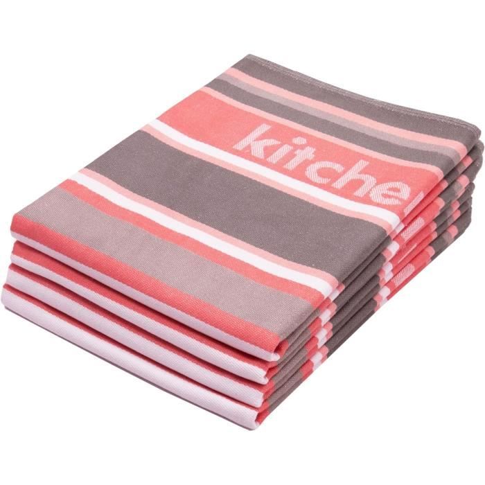 Lot De 2 Torchons Roy Kirkham Rose Redouté 70x48cm – Neuf Sous Emballage