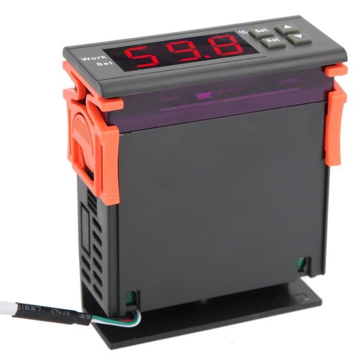 Contrôleur D'Humidité SVWL 8040 Hygrostat Numérique 220V Avec Sonde - LED 1% à 99% HR