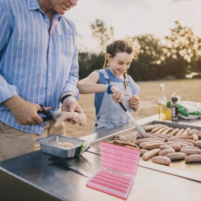 PRETYZOOM Support De Brochettes Avec 2 Brochettes - Support