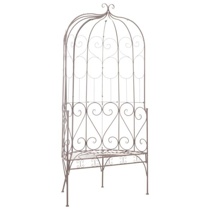 vidaXL Banc en Fer Antique 95 cm