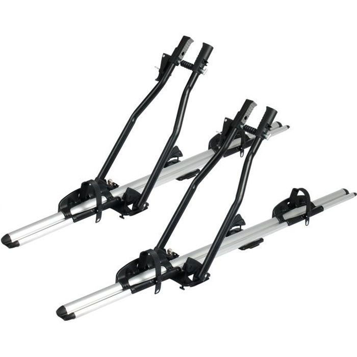 Woltu Porte Velos Pliable A Sangles 1 Velos Avec Suv Gs Porte Velos Pour Barres De Toit En Aluminium Et Mousse 1300 Mm Environ Cdiscount Auto