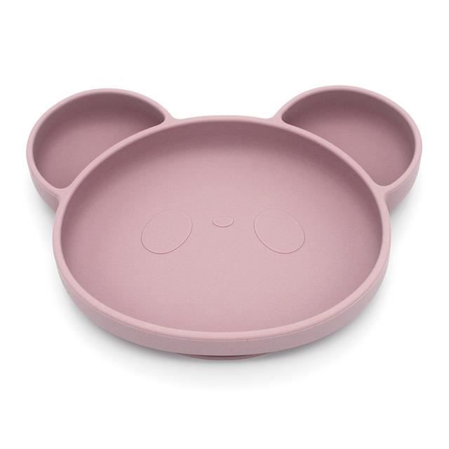 Lot De 2 Assiettes à Succion Bébé En Silicone - Séparées, Sans BPA, Lavables Micro-ondes Et Lave-vaisselle