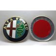 2x embleme ALFA ROMEO insigne logo Ø 74 mm - MasterShop®-1