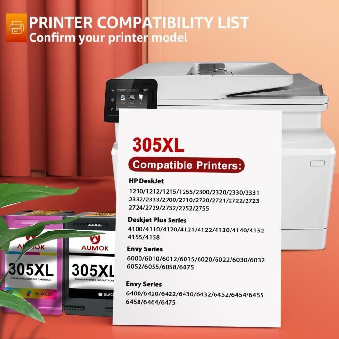 Pack HP 305 HP305 BK/Col pour imprimante HP Deskjet - HP - Lot de 2  cartouches - Noir et Couleur - Cdiscount Informatique
