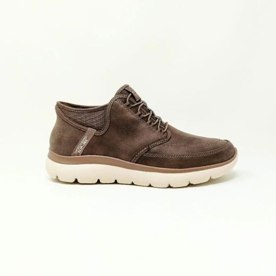 Basket montante homme SKECHERS Summits marron Lacets extensibles Confort optimal Cdiscount Chaussures