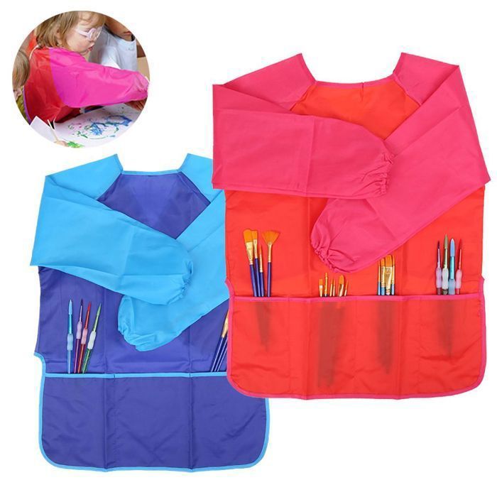 Blouse Peinture Enfant, Tablier De Peinture Pour Enfants à Manches