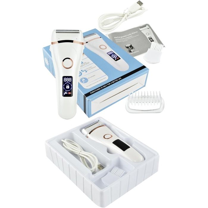 Épilateur Laser Sans Douleur Rechargeable USB - Pour Femmes (jambes, Maillot, Aisselles, Visage) - Neuf Sans Marque