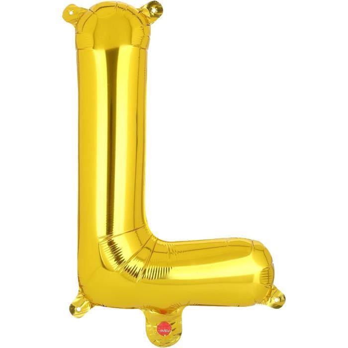 16 Inch Lettres V Doré Helium Ballon Petit Mylar Alphabet Ballons