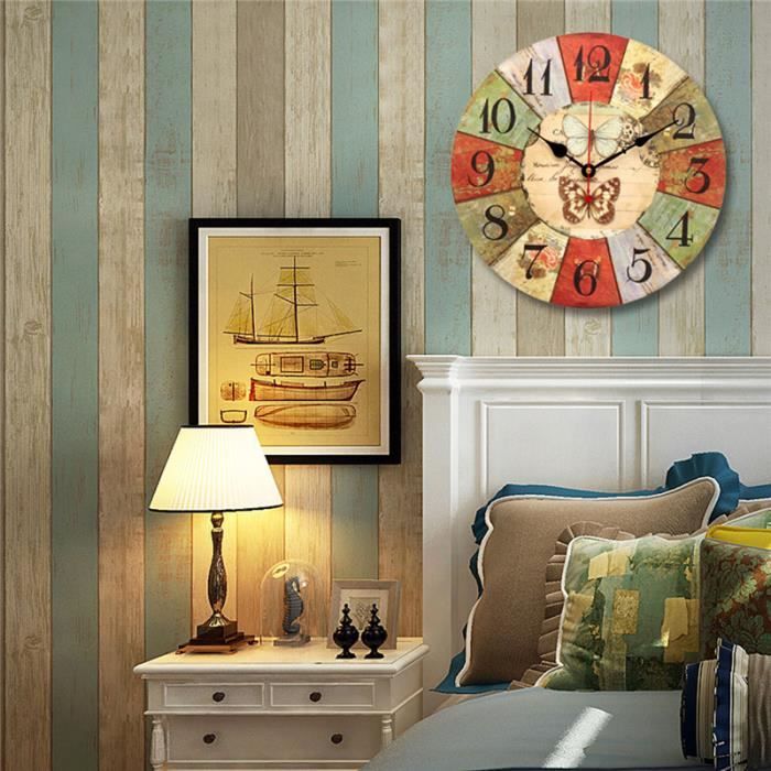 Horloge Murale Ronde 20 Cm Silencieuse - Mouvement Quartz Sans Tic-tac - Blanc, Design Moderne - Pour Toutes Pièces