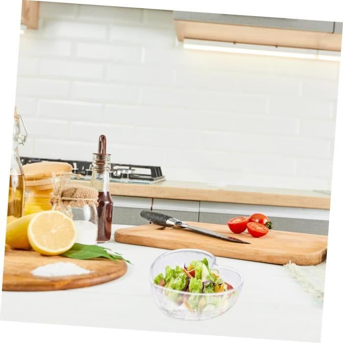 TOMYEUS Coupe Fruit Bol De Fruits En Verre Grand Métal Créatif