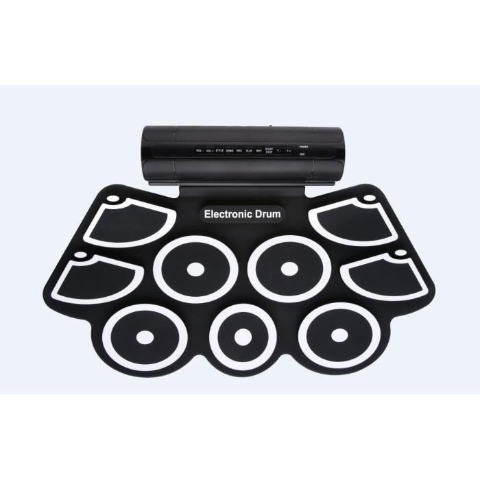 Batterie électronique portable 9 pads Bluetooth FDIT - Téléphonie Batterie électronique portable 9 pads Bluetooth FDIT - Téléphonie