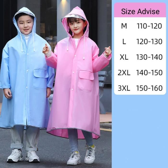 Veste Légère Coupe-vent Enfant - Imperméable, Protection UV - Fermeture éclair - Pour Filles 1 à 7 Ans