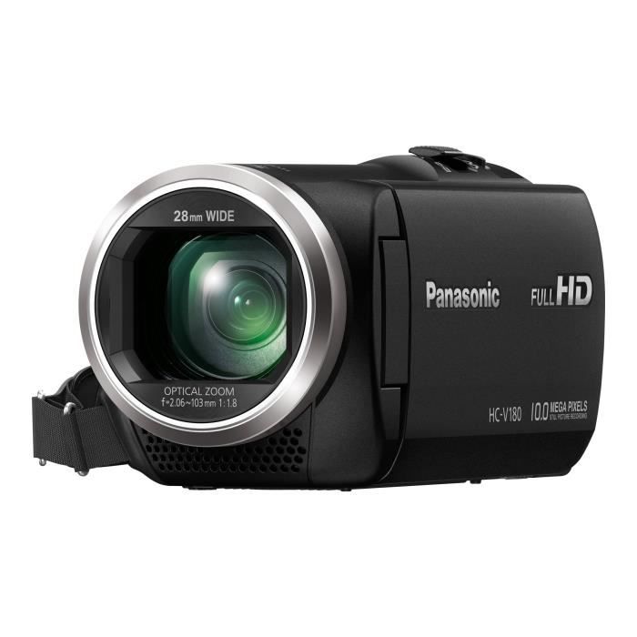 Caméscope Panasonic HC-V180 1080p 50 pi-s MP 50x zoom