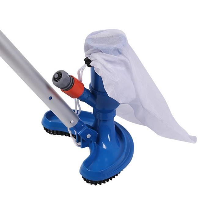 Aspirateur Piscine Luckits Manuel - Avec Perche Réglable, Sac à Feuilles, Pour Bassin/Spa