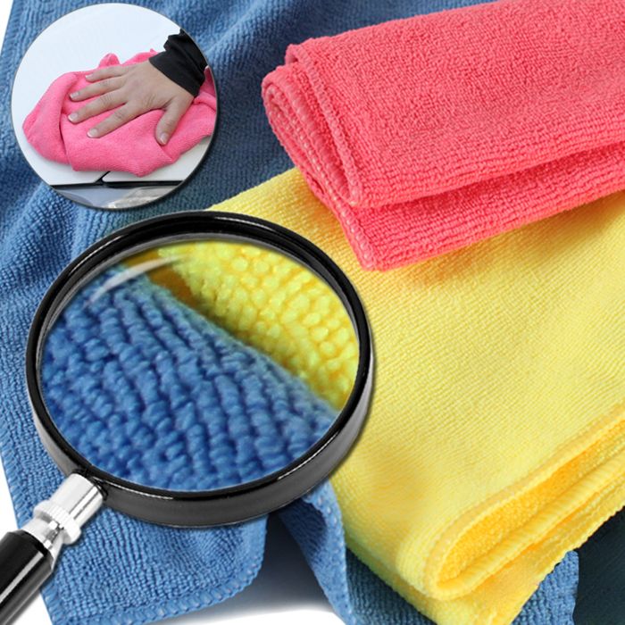 Exklusiv Chemie® 2X Chiffons en Microfibres Q2 1100 GSM | Absorbants, ne peluchent Pas & n'abîment Pas la Peinture | Chiffons d'entretien Automobile Extra Doux | 41 x 46 cm (2