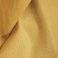 COTTON LOOK - Rideau en polycoton esprit denim parfait pour habiller vos fenêtres 140 x 250 cm Jaune-2