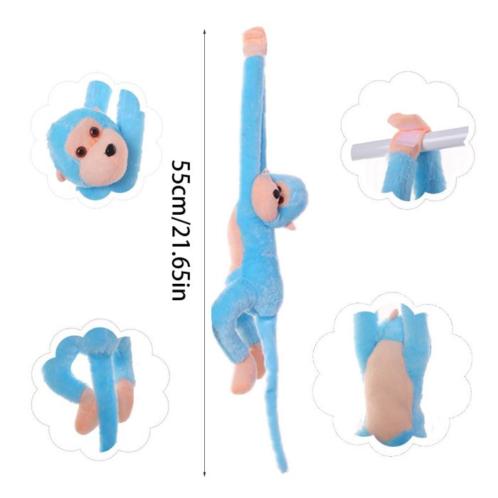 Lot de 6 singes en peluche, bras longs de 24 pouces, peluches mignonnes pour décoration de Lot de 6 singes en peluche, bras longs de 24 pouces, peluches mignonnes pour décoration de
