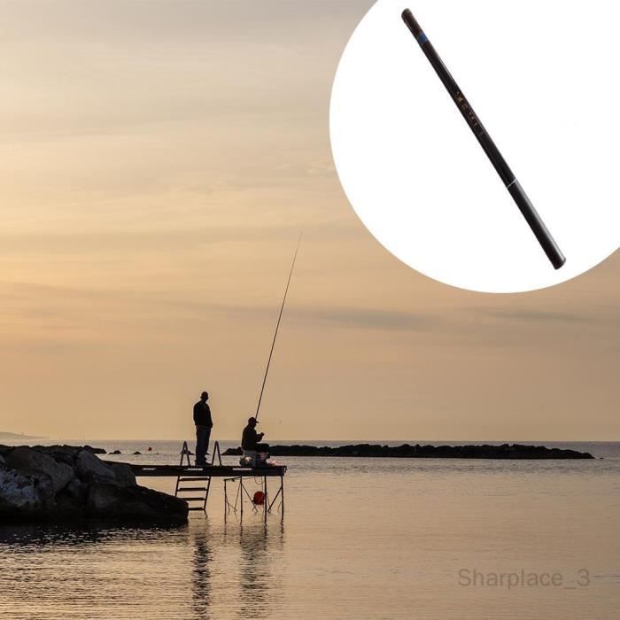 Canne à Pêche Télescopique En Fibre De Carbone - 180 Cm, Type Casting/Spinning - Portable, Pour Eau Douce/Salée