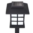 MONZANA® Set de 12 lampes solaires piquet pour jardin 8h autonomie lumière extérieur LED interrupteur crépusculaire-3